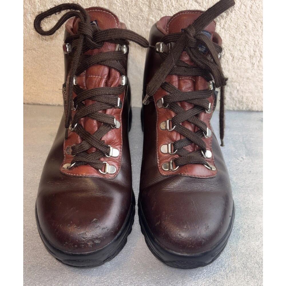 Vasque Gore Tex Sundowner Skywalk Leather Hiking Boots Women Size 9 M Italy